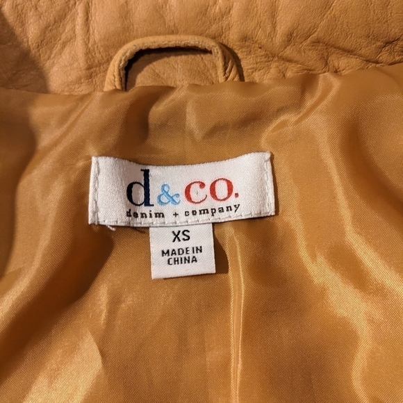 DENIM and Company leather jacket size xs - Picture 9 of 12